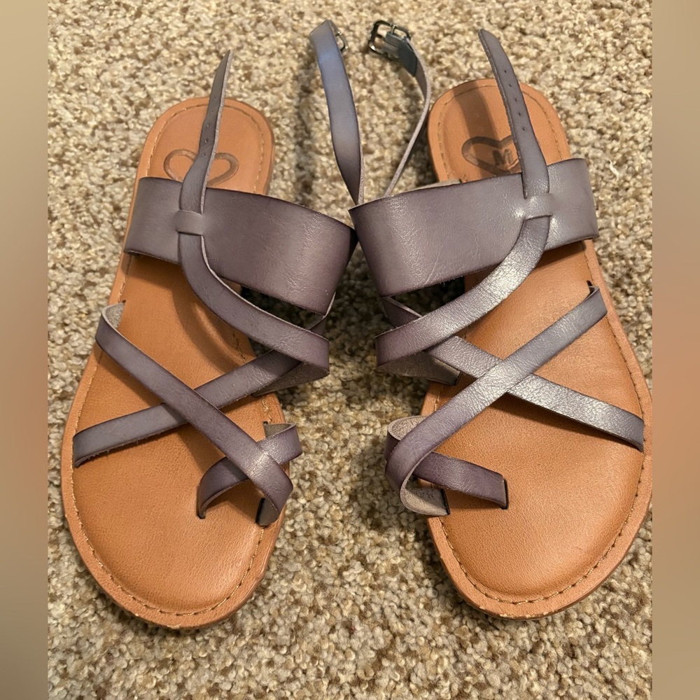 GRAY SANDALS